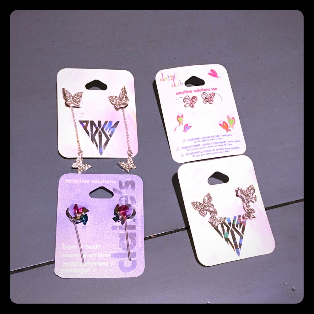 Claire's girl earrings by Katy Perry